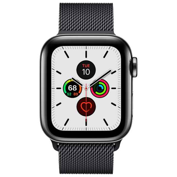 Умные часы Apple Watch Series 5 1.57"/ MWV72/ Milanese Loop Черный photo 2 Умные часы Apple Watch Series 5 1.57"/ MWV72/ Milanese Loop Черный photo 2