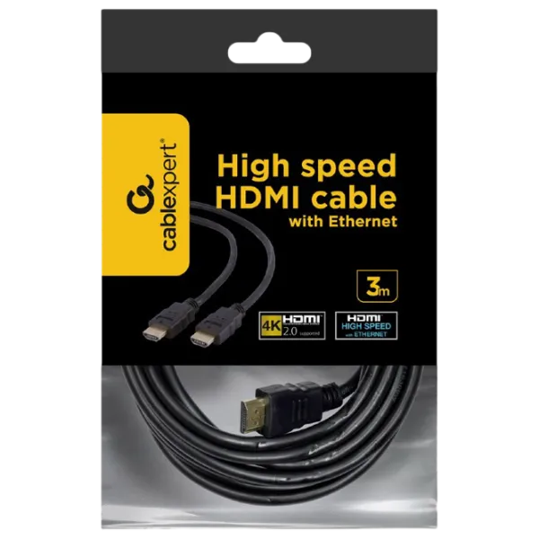 Cablu video Cablexpert HDMI + HDMI 4.5 m/ Black photo 4