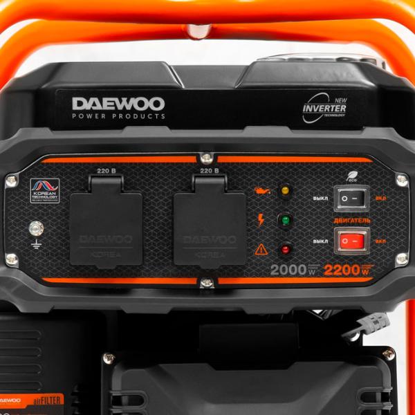 Генератор Daewoo GDA 2600i 220 В Бензин/ 2 кВт photo 3