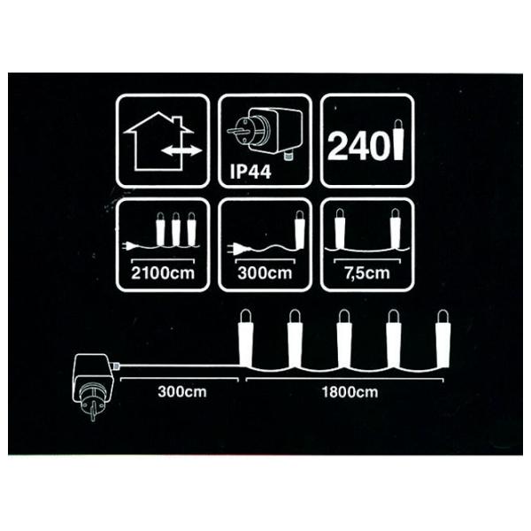 Гирлянды LED Christmas 27430 Разноцветные photo 2