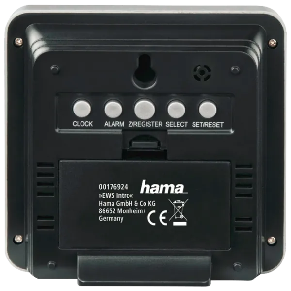 Метеостанция Hama EWS Intro Black Silver photo 2