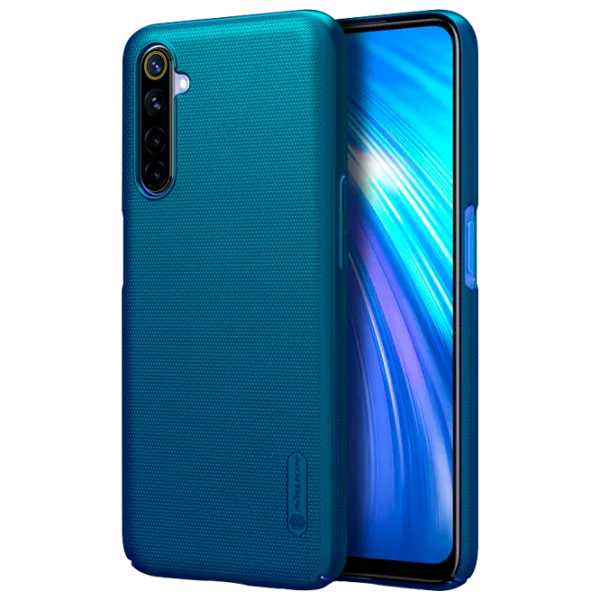Husă pentru smartphone Realme 6 Nillkin/ Back/ PC/ Peacock Blue photo 5
