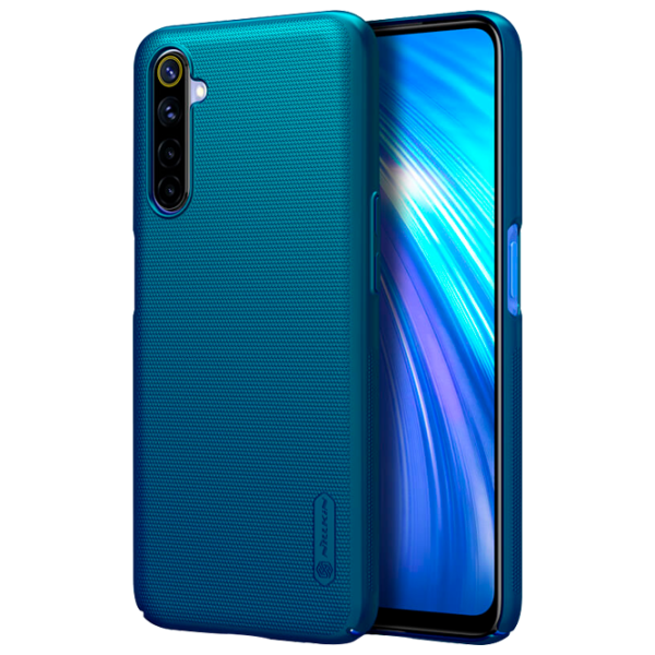 Husă pentru smartphone Realme 6 Nillkin/ Back/ PC/ Peacock Blue photo 5