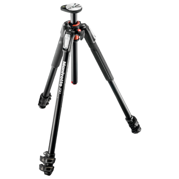 Трипод Manfrotto 190 ALU 3 SECTION KIT 3W HEAD Фото, видео/ Черный photo 2