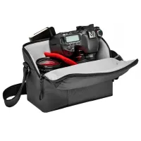 Geantă pentru aparat foto Manfrotto NX Shoulder Bag II Sintetic/ Gray photo 5