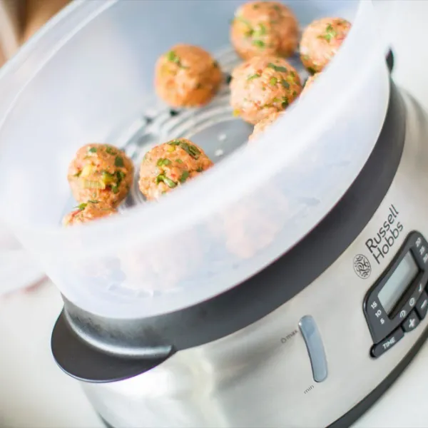 Пароварка Russell Hobbs Maxi Cook 23560-56 1000 Вт/ Нержавеющая сталь photo 5 Пароварка Russell Hobbs Maxi Cook 23560-56 1000 Вт/ Нержавеющая сталь photo 5