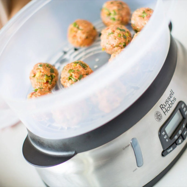 Пароварка Russell Hobbs Maxi Cook 23560-56 1000 Вт/ Нержавеющая сталь photo 5 Пароварка Russell Hobbs Maxi Cook 23560-56 1000 Вт/ Нержавеющая сталь photo 5