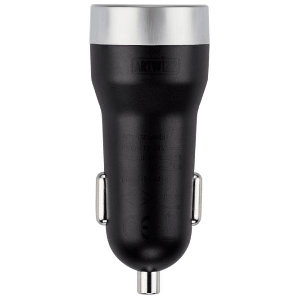 Încărcător auto Artwizz CarPlug 2.4 A/ Black photo 2