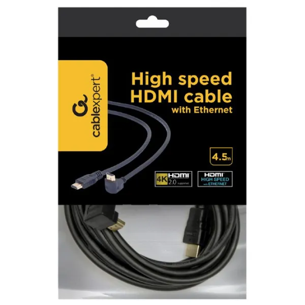 Cablu video Cablexpert CC-HDMI490-15 HDMI + HDMI 4.5 m/ Black photo 5