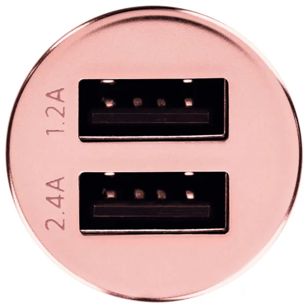 Încărcător auto Artwizz CarPlug 2.4 A/ Pink photo 2