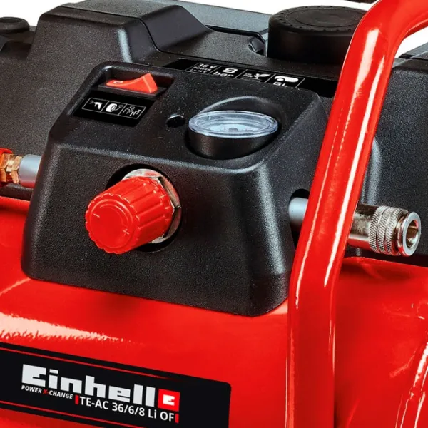 Compresor Einhell TE-AC 36/ 6/ 8 cu acumulator/ Cu piston photo 3