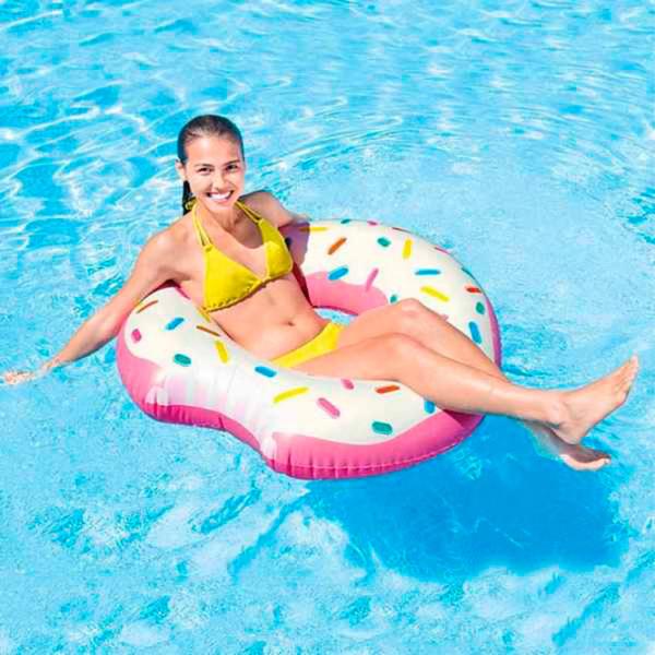 Cerc gonflabil Intex 56265 Vinil/ Pink photo 2