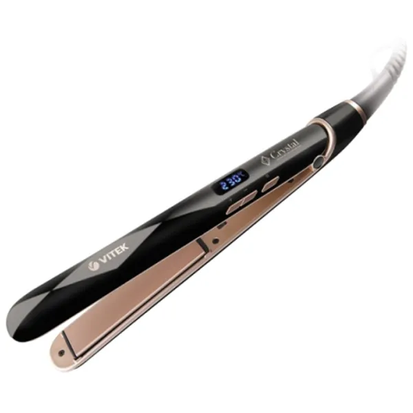 Выпрямитель для волос Vitek VT-8410 45 Вт/ Золотой Черный photo 4