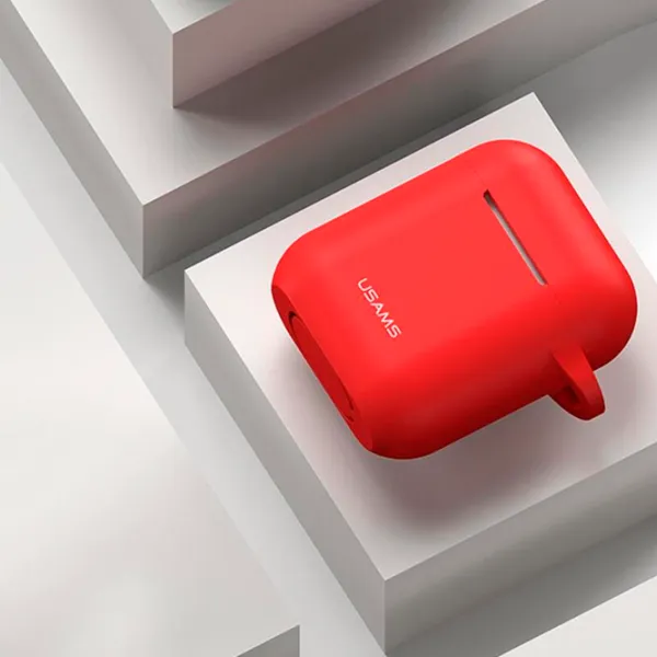Husă pentru căști Samsung Galaxy Buds (US-BH423) Araree/ Silicon/ Red photo 4