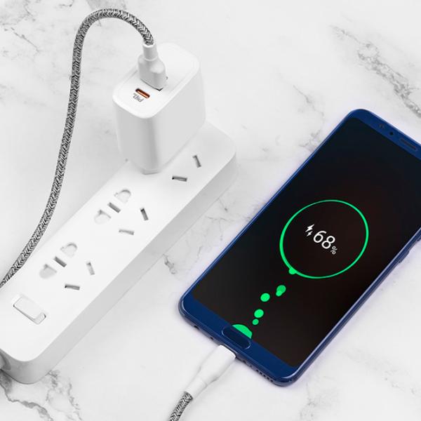 Сетевое зарядное устройство EVO USB QC3.0 + PD Type-C 2 A/ Белый photo 6