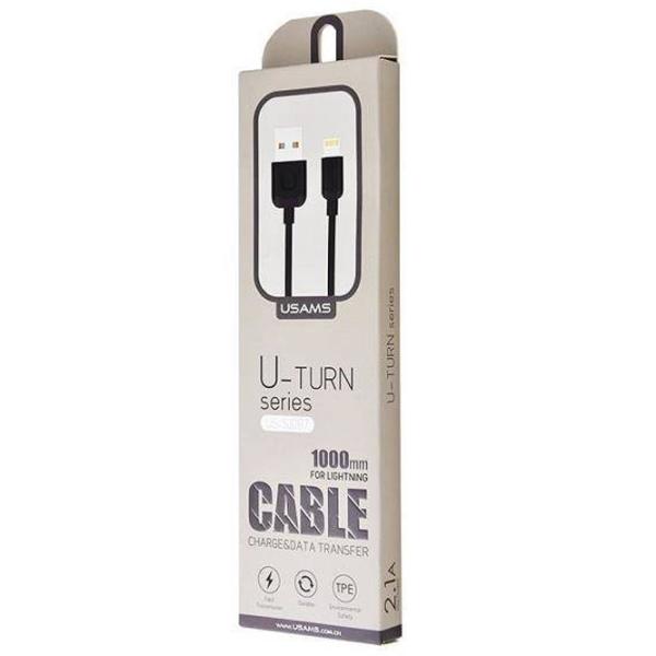 Кабель для телефона SJ-097 Usams USB Type-A + Lightning 1 м/ Черный photo 3