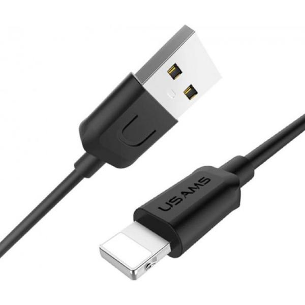 Кабель для телефона SJ-007 Usams USB Type-A + Lightning 0.25 м/ Черный photo 2