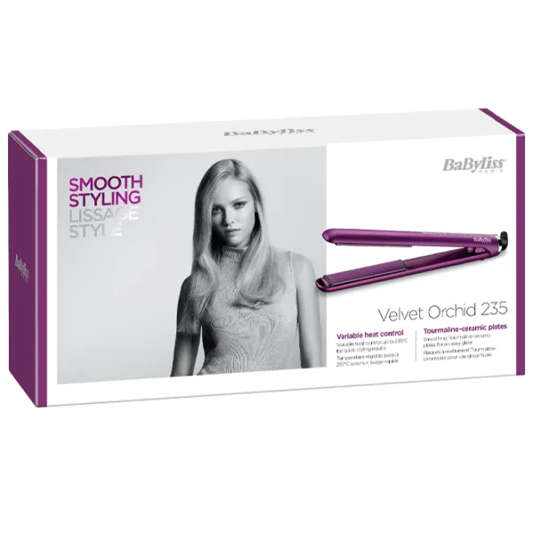 Выпрямитель для волос Babyliss 2513PE Серебристый Пурпурный photo 5 Выпрямитель для волос Babyliss 2513PE Серебристый Пурпурный photo 5