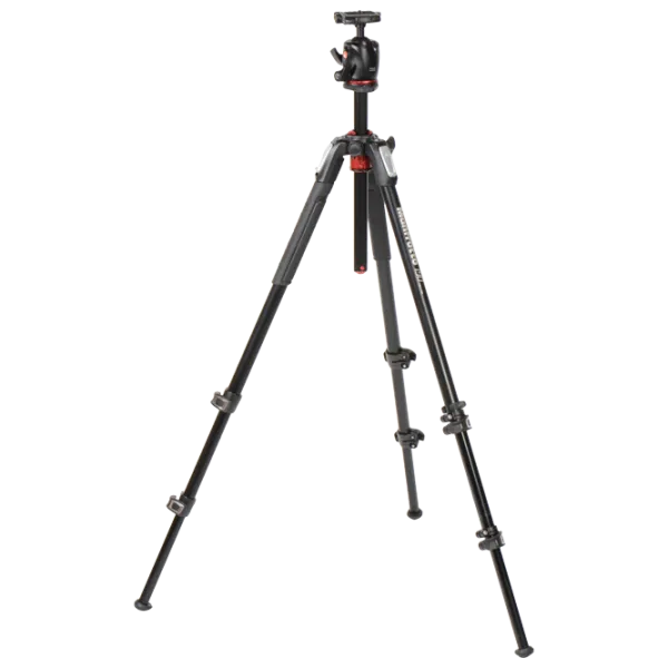 Trepied Manfrotto 190 ALU 3 SEC KIT BALL HEAD Foto, video/ Black photo 2