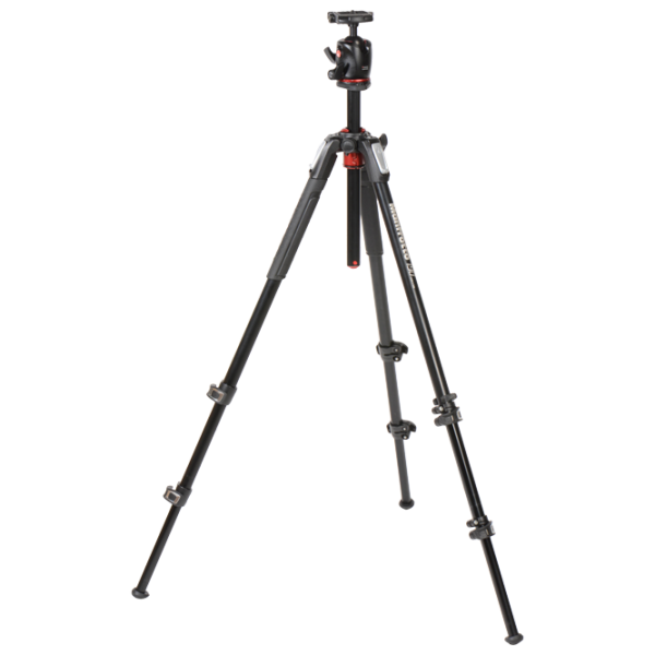Trepied Manfrotto 190 ALU 3 SEC KIT BALL HEAD Foto, video/ Black photo 2