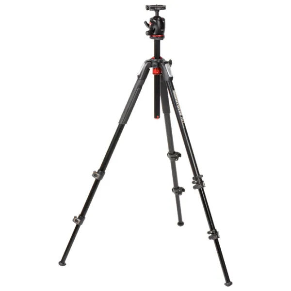 Trepied Manfrotto 190 ALU 3 SEC KIT BALL HEAD Foto, video/ Black photo 3