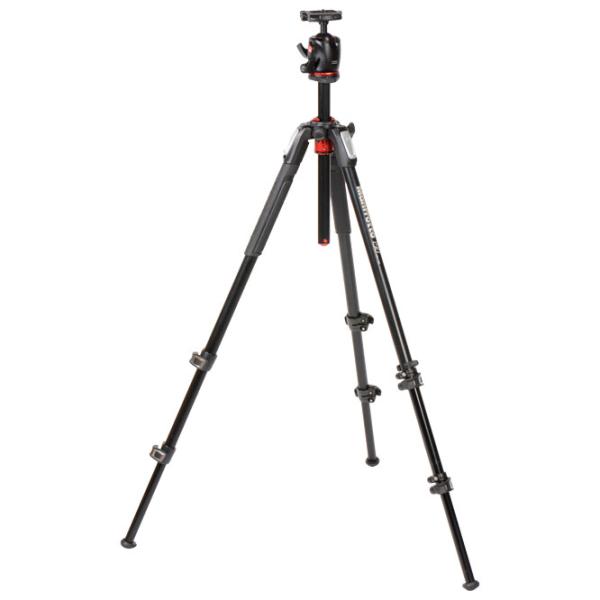 Trepied Manfrotto 190 ALU 3 SEC KIT BALL HEAD Foto, video/ Black photo 3