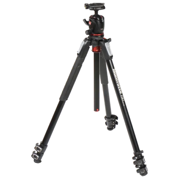 Trepied Manfrotto 190 ALU 3 SEC KIT BALL HEAD Foto, video/ Black photo 4