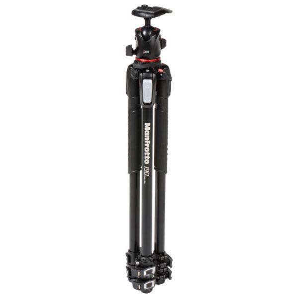 Trepied Manfrotto 190 ALU 3 SEC KIT BALL HEAD Foto, video/ Black photo 7