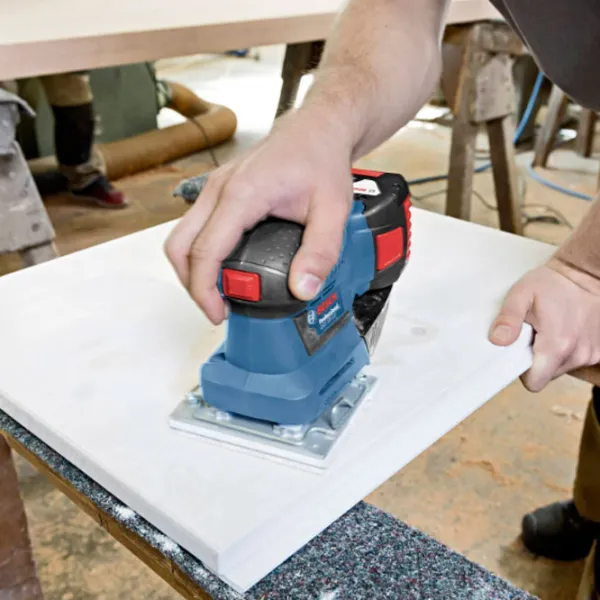 Шлифовальная машина Bosch GSS 18V-10 Вибрационная/ Синий photo 5