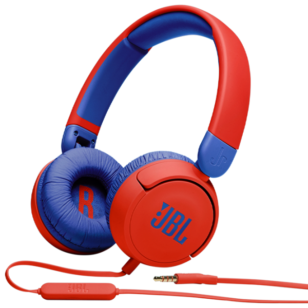 Căști JBL Jr310 Kids Red Cu fir/ Pentru copii photo 2 Căști JBL Jr310 Kids Red Cu fir/ Pentru copii photo 2