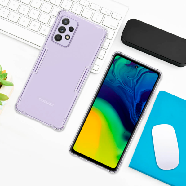 Husă pentru smartphone Samsung Galaxy A52 Nillkin/ Back/ TPU/ Transparent White photo 5 Husă pentru smartphone Samsung Galaxy A52 Nillkin/ Back/ TPU/ Transparent White photo 5