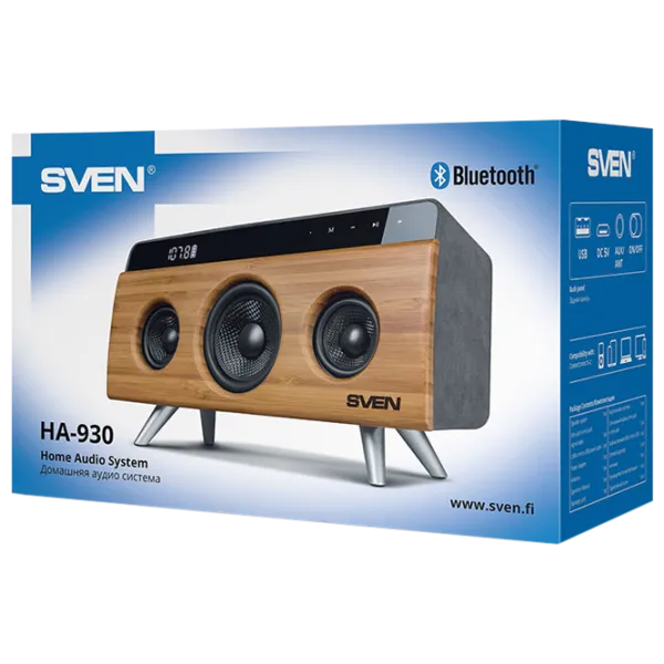 Boxă portabilă Sven HA-930 30 W/ Bamboo photo 7 Boxă portabilă Sven HA-930 30 W/ Bamboo photo 7