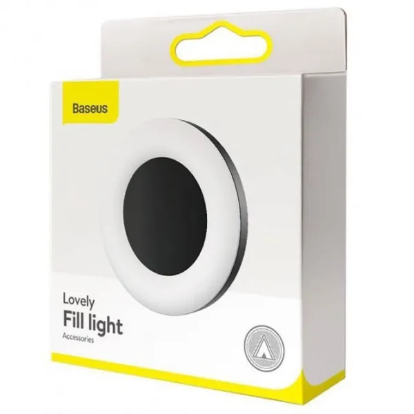 Кольцевая лампа Baseus Lovely Fill Light ACBGD-01 80 мм Черный photo 3
