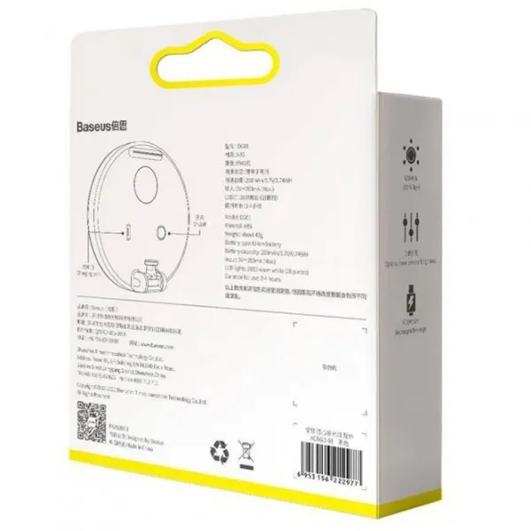 Кольцевая лампа Baseus Lovely Fill Light ACBGD-01 80 мм Черный photo 4