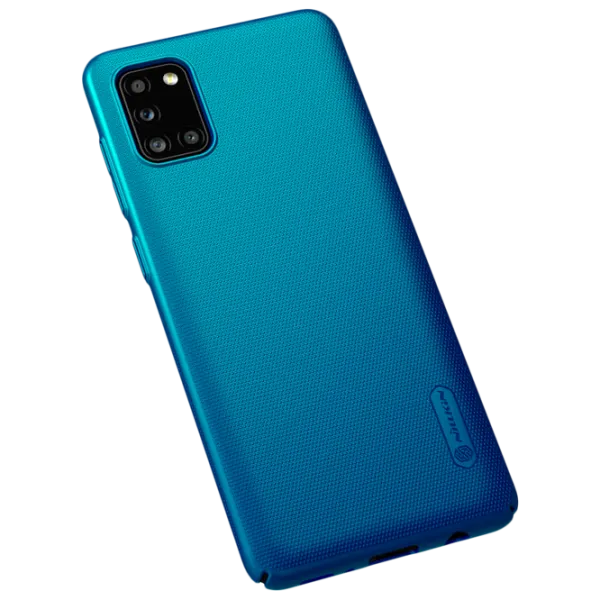 Husă pentru smartphone Samsung Galaxy A31 Nillkin/ Back/ PC/ Peacock Blue photo 3