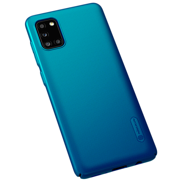 Husă pentru smartphone Samsung Galaxy A31 Nillkin/ Back/ PC/ Peacock Blue photo 3