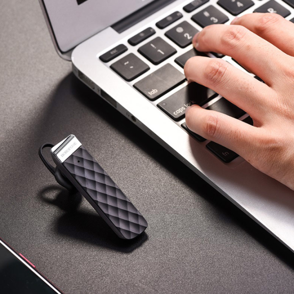 Bluetooth-гарнитура Borofone BC22 Черный Беспроводные/ Персональный photo 4