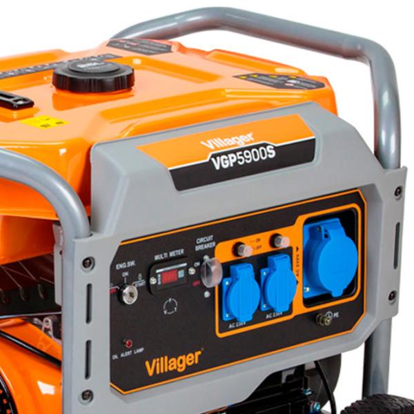 Generator de curent Villager VGP 5900 S 230 V Benzină/ 5 kW photo 4 Generator de curent Villager VGP 5900 S 230 V Benzină/ 5 kW photo 4