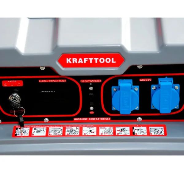 Generator de curent Kraft Tool KTG6500N 230 V Benzină/ 5 kW photo 5