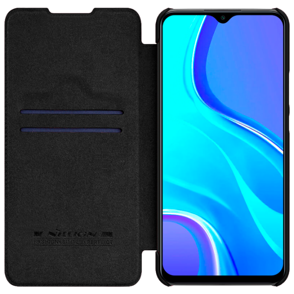 Husă pentru smartphone Xiaomi Redmi 9 Nillkin/ Flip Cover/ Leather/ TPU/ Black photo 4 Husă pentru smartphone Xiaomi Redmi 9 Nillkin/ Flip Cover/ Leather/ TPU/ Black photo 4