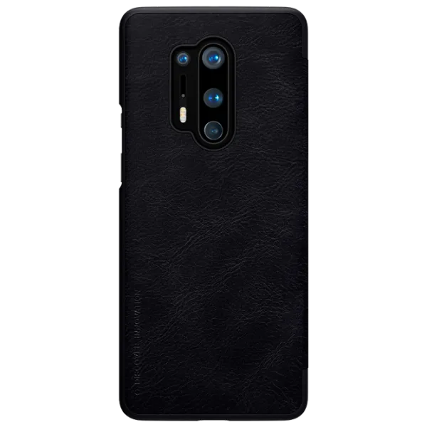 Husă pentru smartphone OnePlus 8/ 8 Pro Nillkin/ Flip Cover/ Leather/ TPU/ Black photo 2
