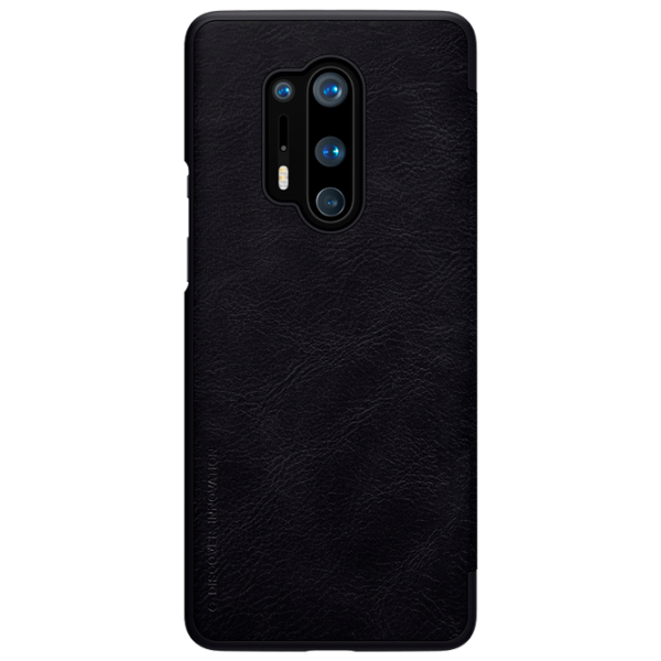 Husă pentru smartphone OnePlus 8/ 8 Pro Nillkin/ Flip Cover/ Leather/ TPU/ Black photo 2