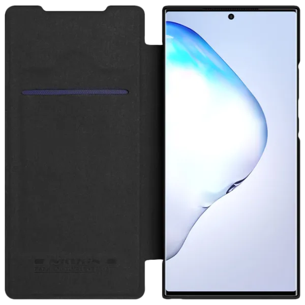 Чехол для смартфона Samsung Galaxy Note 20 Ultra Nillkin/ Flip Cover/ Кожа/ Черный photo 4 Чехол для смартфона Samsung Galaxy Note 20 Ultra Nillkin/ Flip Cover/ Кожа/ Черный photo 4