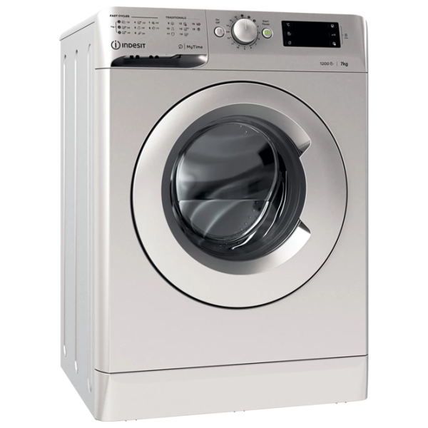 Стиральная машина Indesit OMTWE 71252 S EU 7 кг / 1200 об/мин / Серебряный photo 2 Стиральная машина Indesit OMTWE 71252 S EU 7 кг / 1200 об/мин / Серебряный photo 2