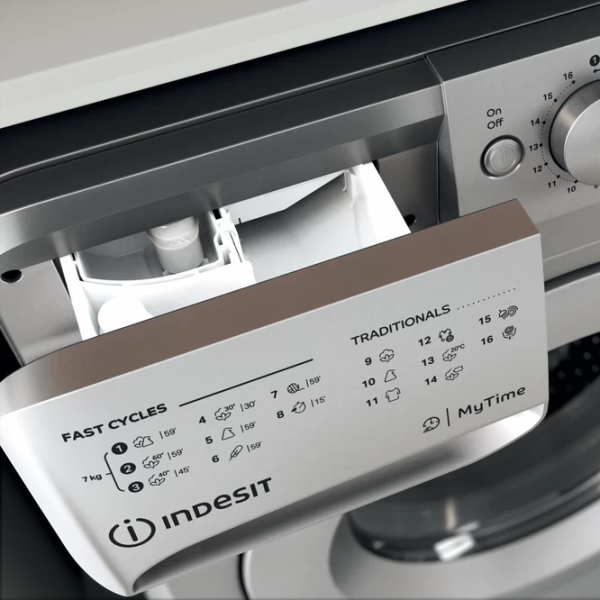 Стиральная машина Indesit OMTWE 71252 S EU 7 кг / 1200 об/мин / Серебряный photo 8 Стиральная машина Indesit OMTWE 71252 S EU 7 кг / 1200 об/мин / Серебряный photo 8
