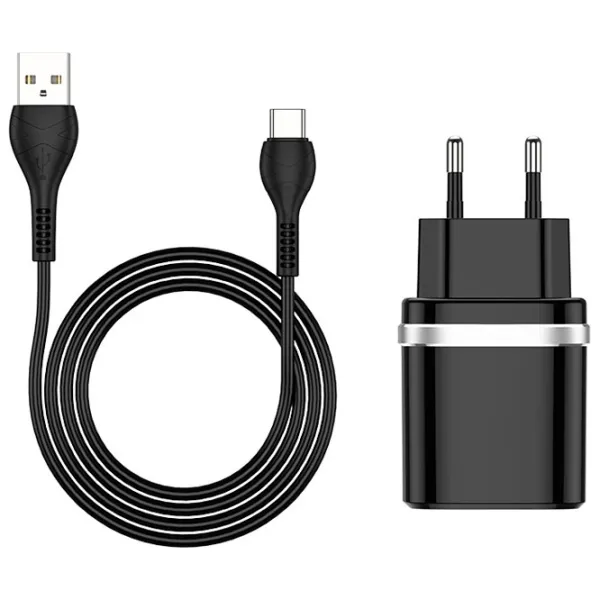 Сетевое зарядное устройство EVO USB QC3.0 (Type-C) Черный photo 3