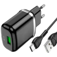 Сетевое зарядное устройство EVO USB QC3.0 (Type-C) Черный photo 4