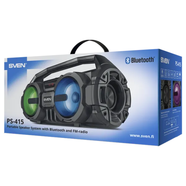 Boxă portabilă Sven PS-415 12 W/ Black photo 5