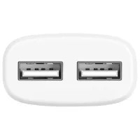 Сетевое зарядное устройство Rival 2USB 2.4A (MicroUSB) 2.4 А/ Белый photo 4