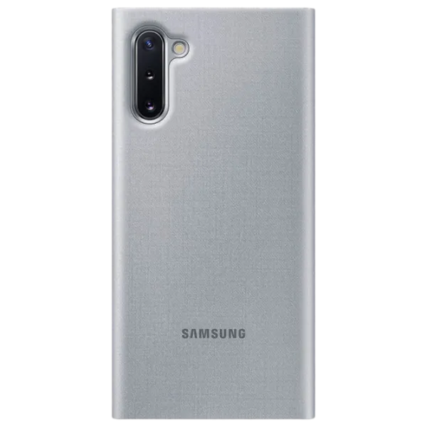 Husă pentru smartphone Samsung Galaxy Note 10 Samsung/ LED View Cover/ PU/ Silver photo 2
